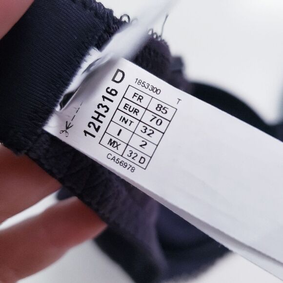 Simone Perele Promesse 3D Plunge Bra 32D - Picture 8 of 8